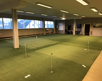 Puttinggreen og treningsområde